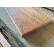 Schneidebrett aus Eiche mit Griff, CNC gefräst, geölt, 45x20x2 cm